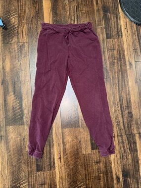 Lululemon Burgundy joggers